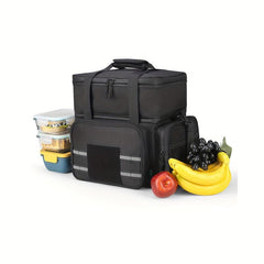 DEERFAMY Tactical Lunch Box Large Expandable Double Layer Insulated Cooler Bag