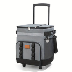 Large Wheeled Cooler Bag for Outdoor Picnics - Keeps Items Cold