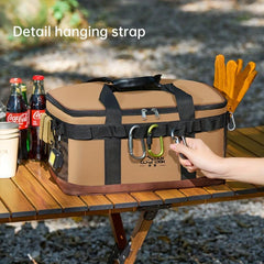 Large Capacity Tactical Cooler Bag Insulated Box Portable Thermal Tote