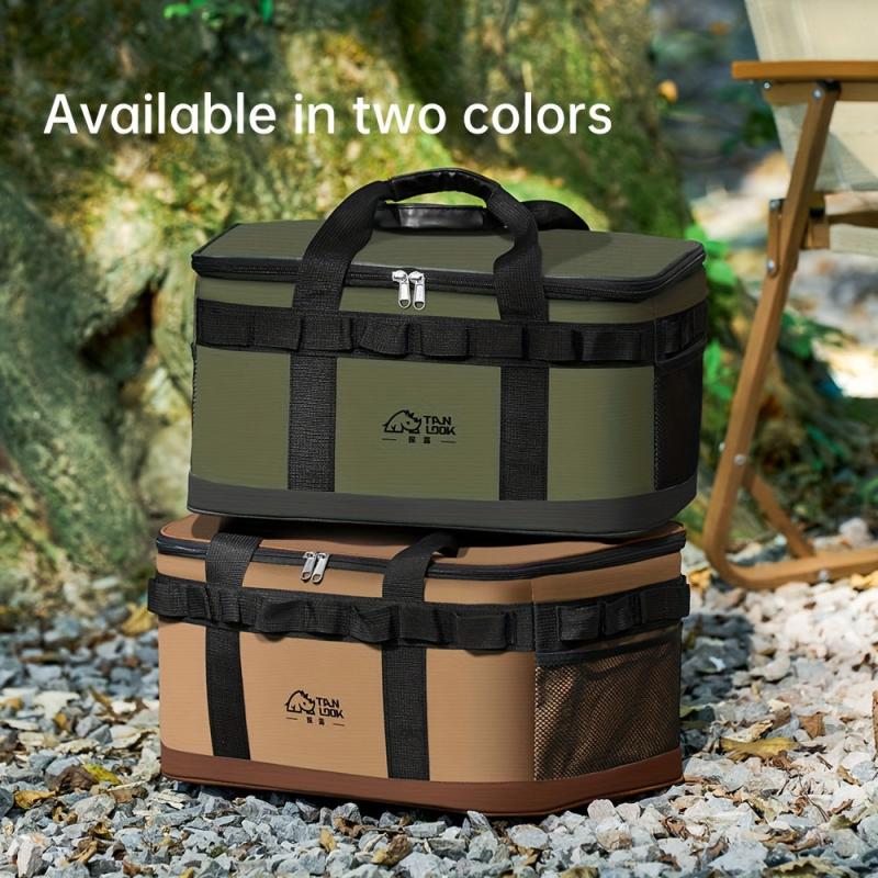 Large Capacity Tactical Cooler Bag Insulated Box Portable Thermal Tote