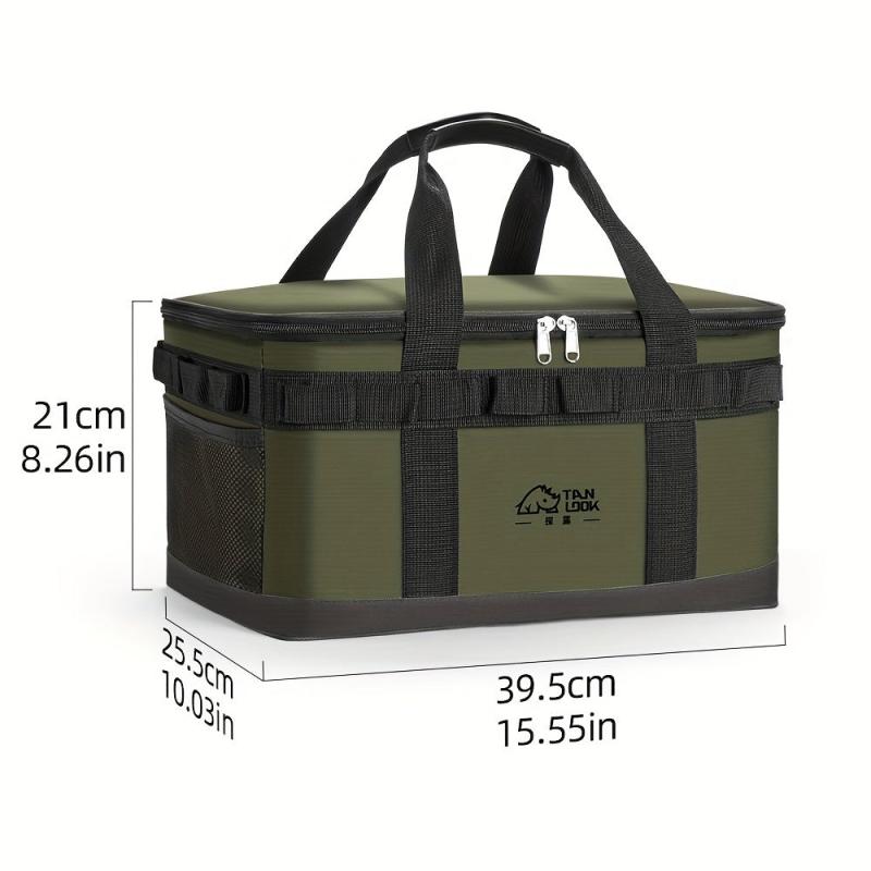 Large Capacity Tactical Cooler Bag Insulated Box Portable Thermal Tote