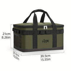 Large Capacity Tactical Cooler Bag Insulated Box Portable Thermal Tote
