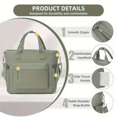 Rice Box Handbag Thermal Bag Large Capacity Lunch Bag for Office Workers