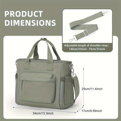 Rice Box Handbag Thermal Bag Large Capacity Lunch Bag for Office Workers