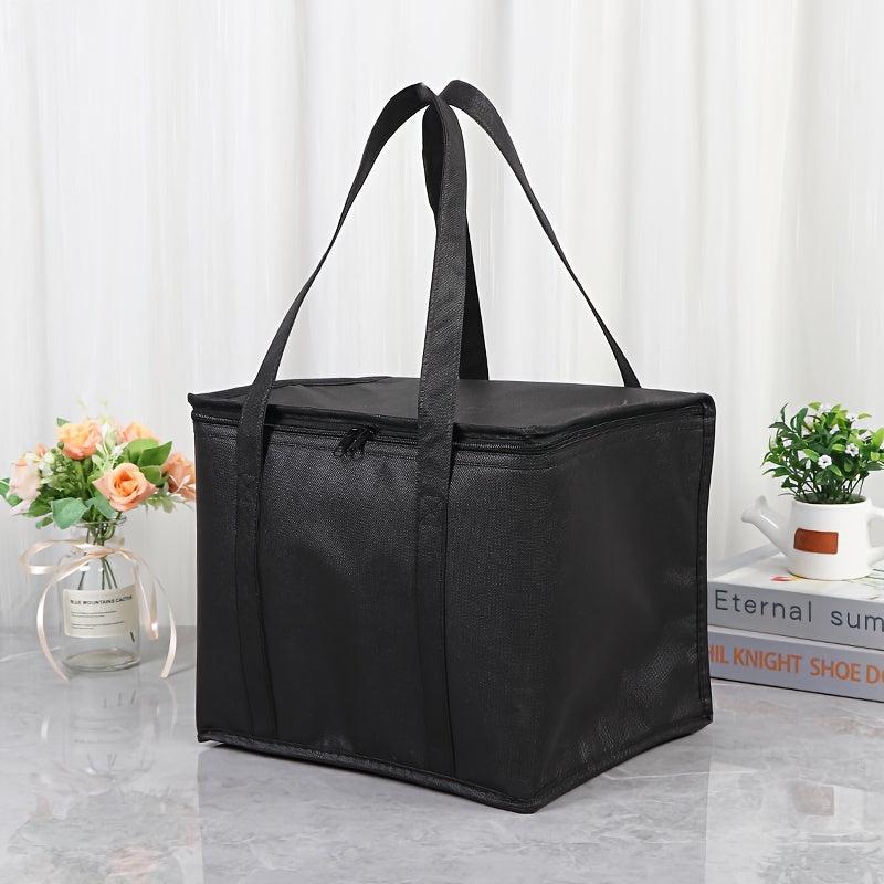 1pc Portable Insulated Fresh Keeping Bag Hot & Cold Cooked Food Beverage Refrige