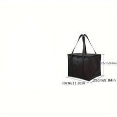 1pc Portable Insulated Fresh Keeping Bag Hot & Cold Cooked Food Beverage Refrige