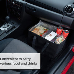 1pc Portable Insulated Fresh Keeping Bag Hot & Cold Cooked Food Beverage Refrige