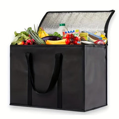 1pc Portable Insulated Fresh Keeping Bag Hot & Cold Cooked Food Beverage Refrige