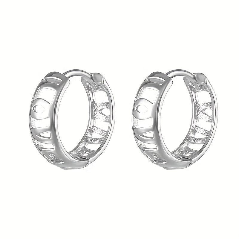 Dragon Stud Earrings & Men's Retro Ethnic Style Earrings