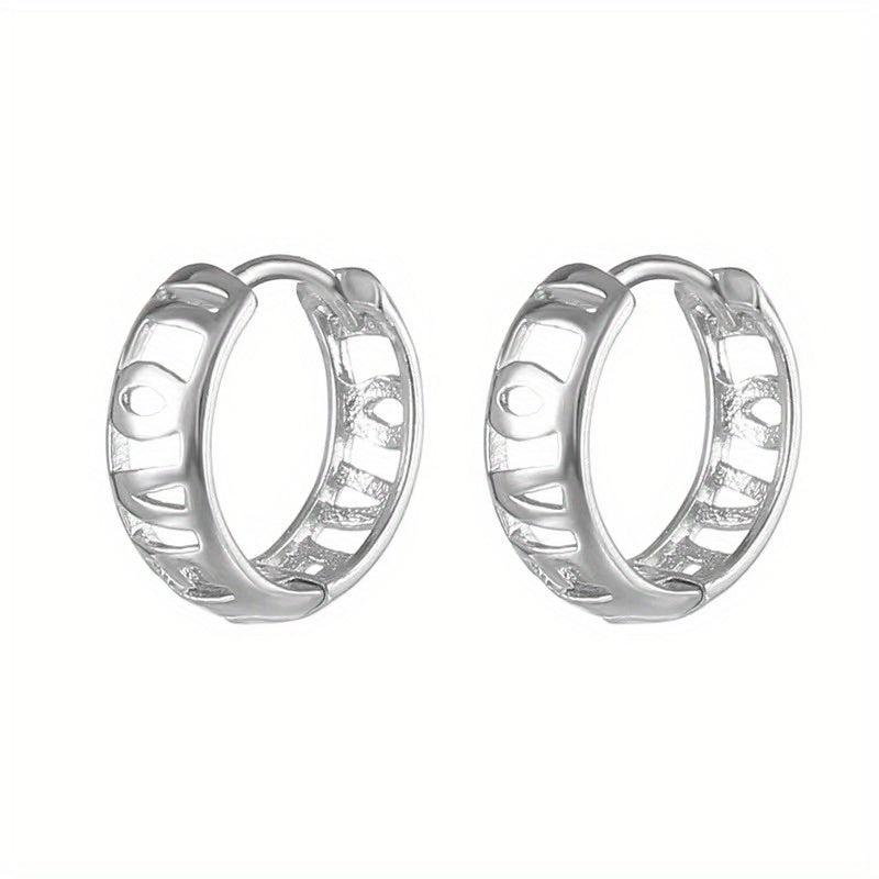 Dragon Stud Earrings & Men's Retro Ethnic Style Earrings