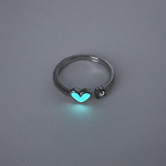 Luminous Men's Ring - Adjustable with Open End for Men