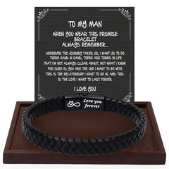 Men's Love Message Bracelet - Ideal Gift for Christmas