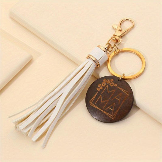 MAMA & Tassel Keychain for Mother