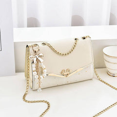 Star Sequins Pattern Square Bag Women's Shoulder Purse Chain Crossbody Bag