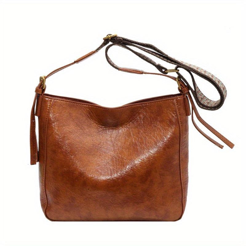 Geometric Strap Hobo Bag Large Capacity Crossbody Bag