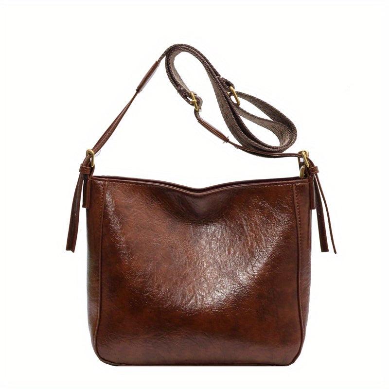 Geometric Strap Hobo Bag Large Capacity Crossbody Bag