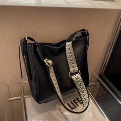 Geometric Strap Hobo Bag Large Capacity Crossbody Bag