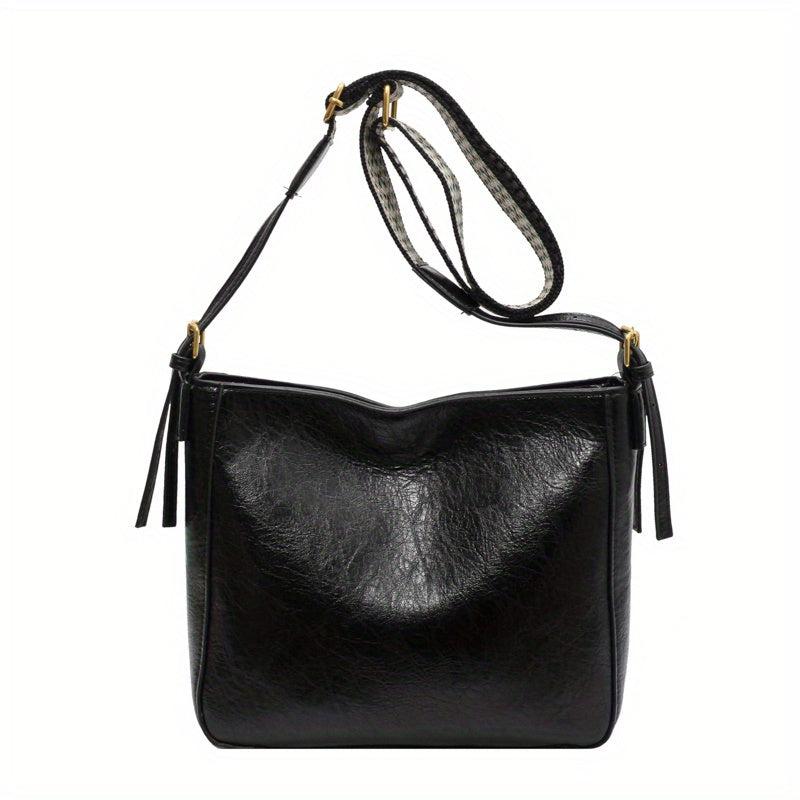 Geometric Strap Hobo Bag Large Capacity Crossbody Bag