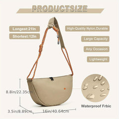 Nylon Crossbody Bag Shoulder Hobo Women's Casual Handbag