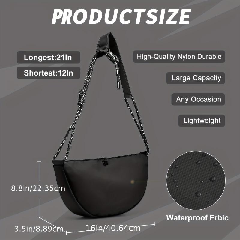 Nylon Crossbody Bag Shoulder Hobo Women's Casual Handbag
