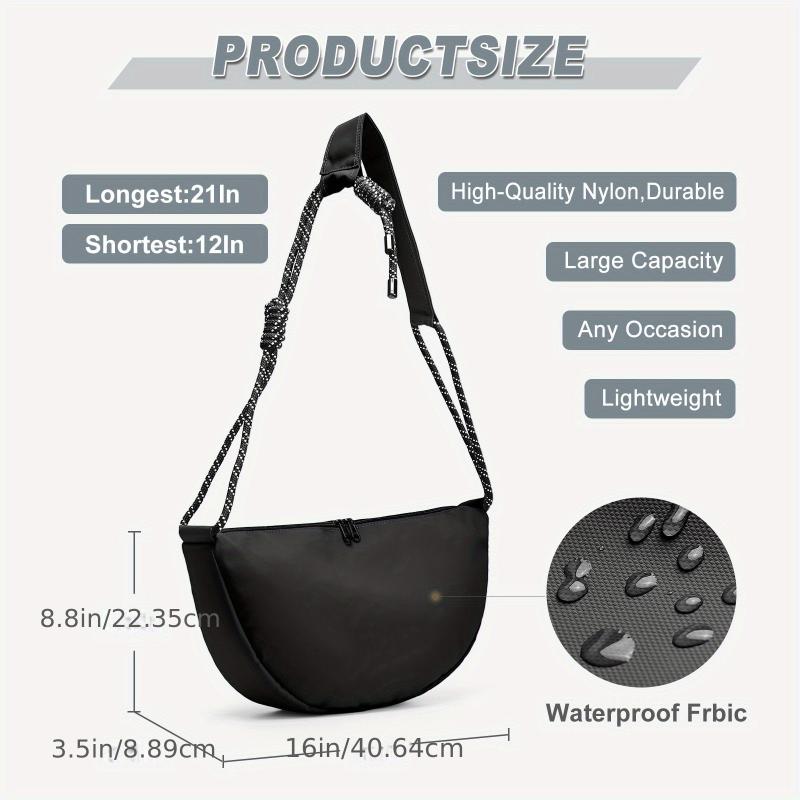 Nylon Crossbody Bag Shoulder Hobo Women's Casual Handbag