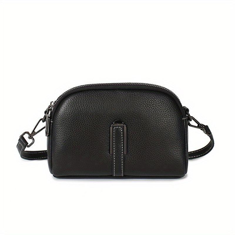 Metal Decor Crossbody Bag Square Shoulder Phone Purse