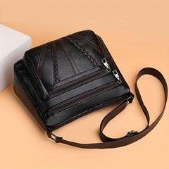 Small Crossbody Bag PU Leather Textured Bag Purse