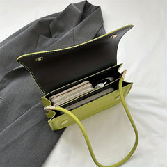 Minimalist Underarm Bag PU Shoulder Bag Women's Casual Handbag
