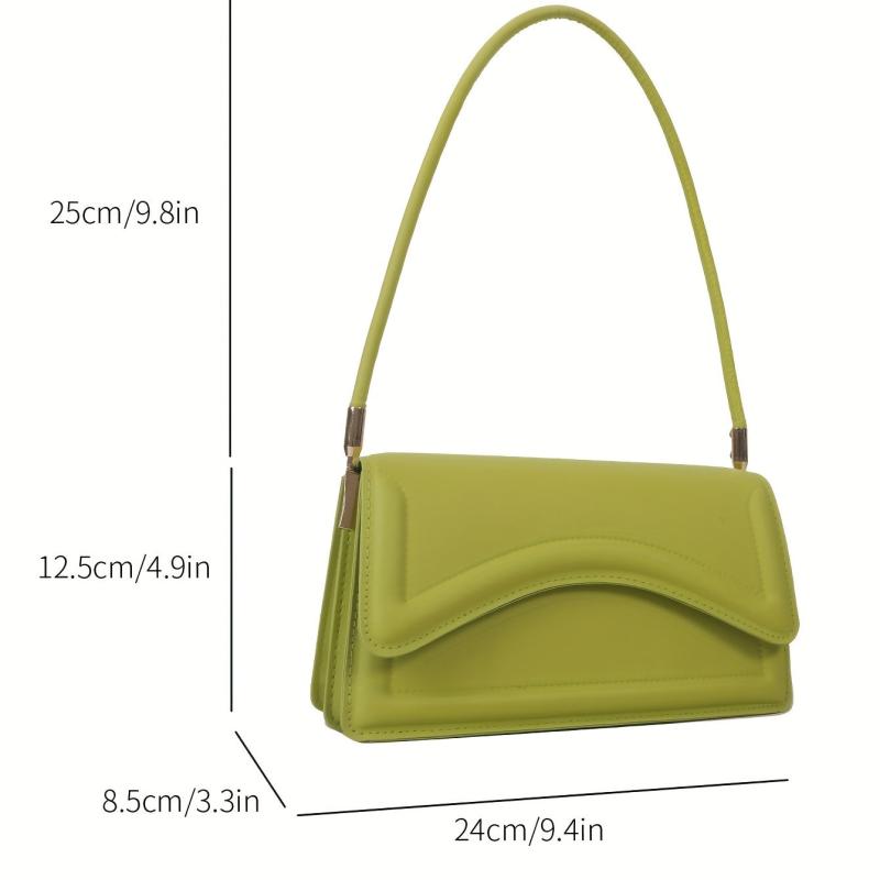 Minimalist Underarm Bag PU Shoulder Bag Women's Casual Handbag