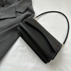 Minimalist Underarm Bag PU Shoulder Bag Women's Casual Handbag