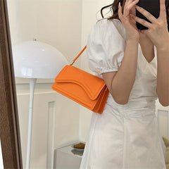 Minimalist Underarm Bag PU Shoulder Bag Women's Casual Handbag