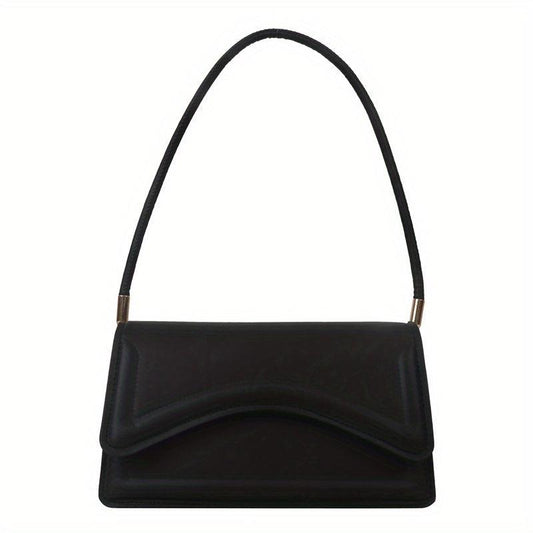 Minimalist Underarm Bag PU Shoulder Bag Women's Casual Handbag