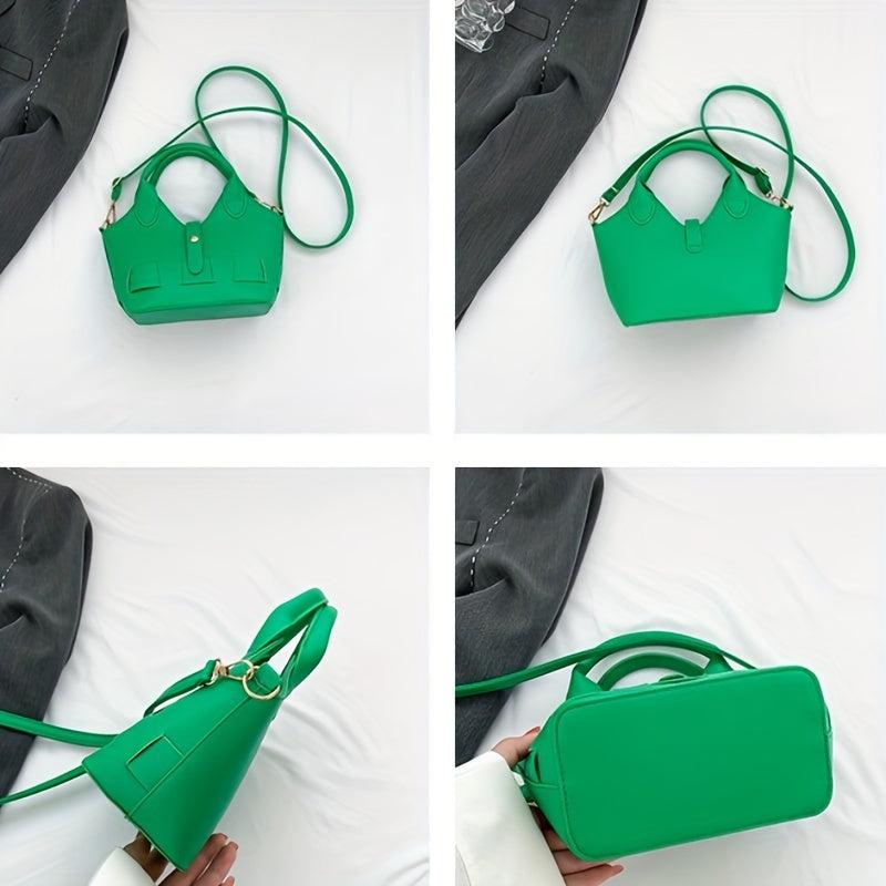 Mini Crossbody Tote Bag Shoulder Satchel Women's Casual Handbag & Purse