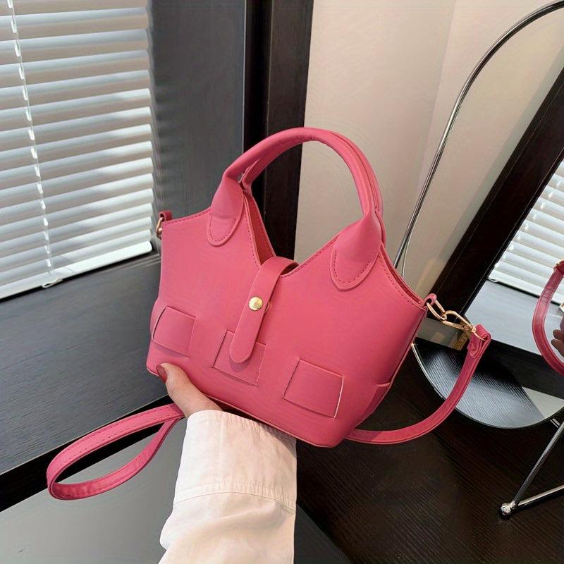 Mini Crossbody Tote Bag Shoulder Satchel Women's Casual Handbag & Purse