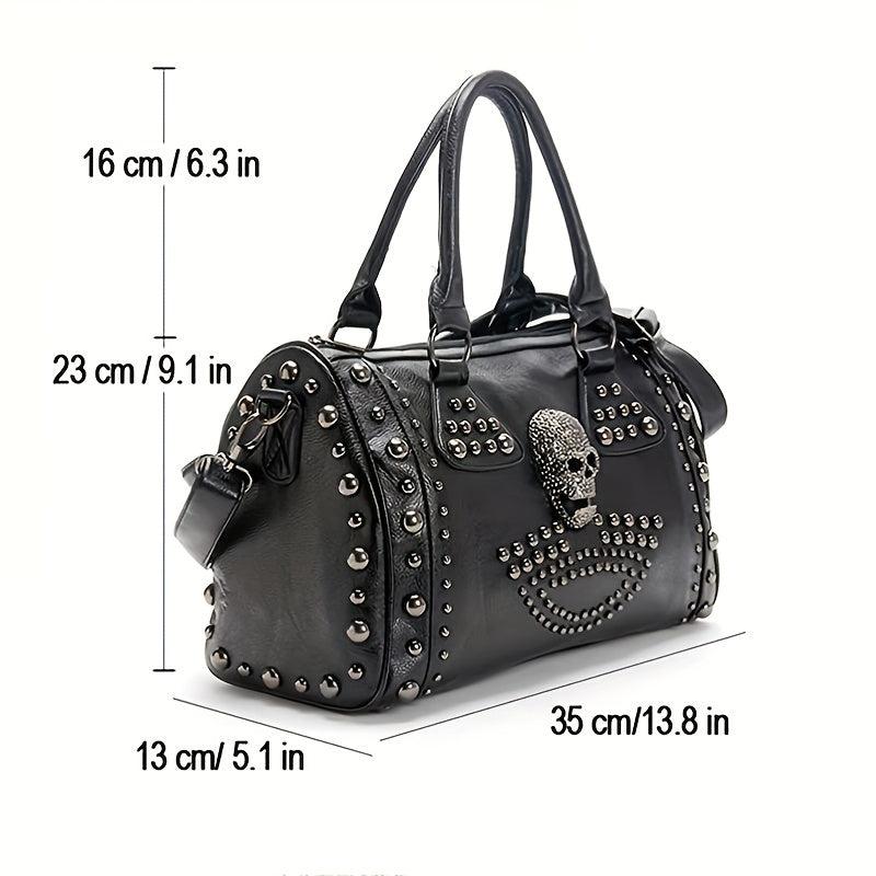 Y2K Style Shoulder Bag Faux Leather Large Capacity Crossbody