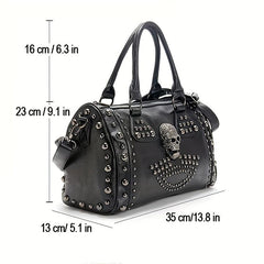 Y2K Style Shoulder Bag Faux Leather Large Capacity Crossbody