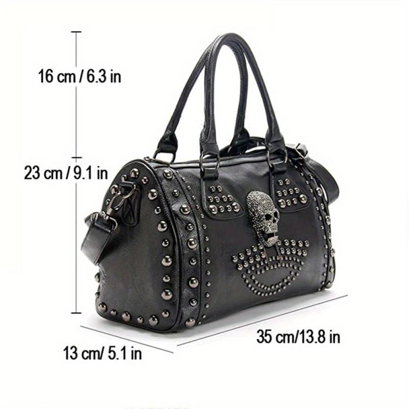 Y2K Style Shoulder Bag Faux Leather Large Capacity Crossbody