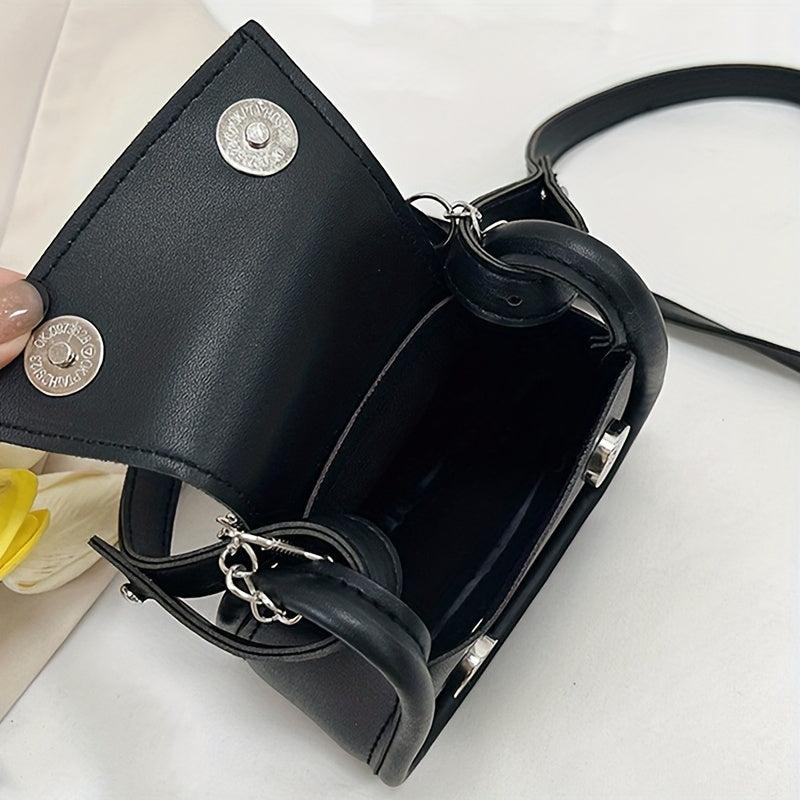 Chain Crossbody Bag PU Shoulder Bag Women's Casual Stylish Handbag