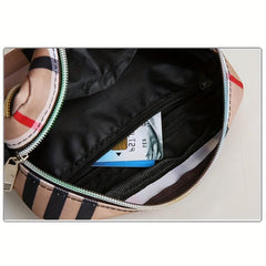 Women's Vintage Square Bag Zipper Shoulder Bag Crossbody Bag