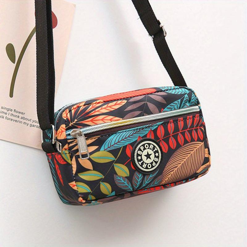 Women's Vintage Square Bag Zipper Shoulder Bag Crossbody Bag