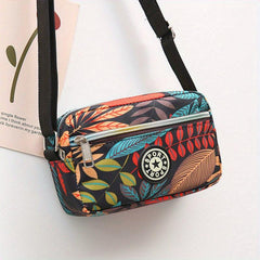 Women's Vintage Square Bag Zipper Shoulder Bag Crossbody Bag