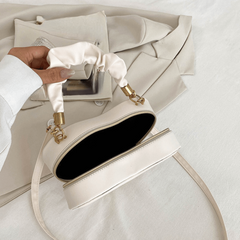Heart Quilted Crossbody Bag Y2K Shoulder Bag