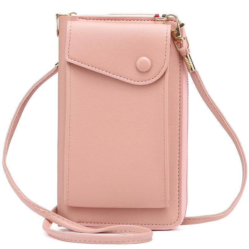 Stylish Mobile Phone Bag Hanging Neck Coin Purse Portable Vertical Crossbody Bag