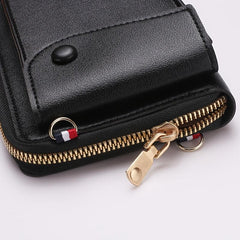 Stylish Mobile Phone Bag Hanging Neck Coin Purse Portable Vertical Crossbody Bag