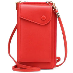 Stylish Mobile Phone Bag Hanging Neck Coin Purse Portable Vertical Crossbody Bag