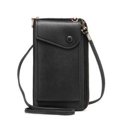Stylish Mobile Phone Bag Hanging Neck Coin Purse Portable Vertical Crossbody Bag