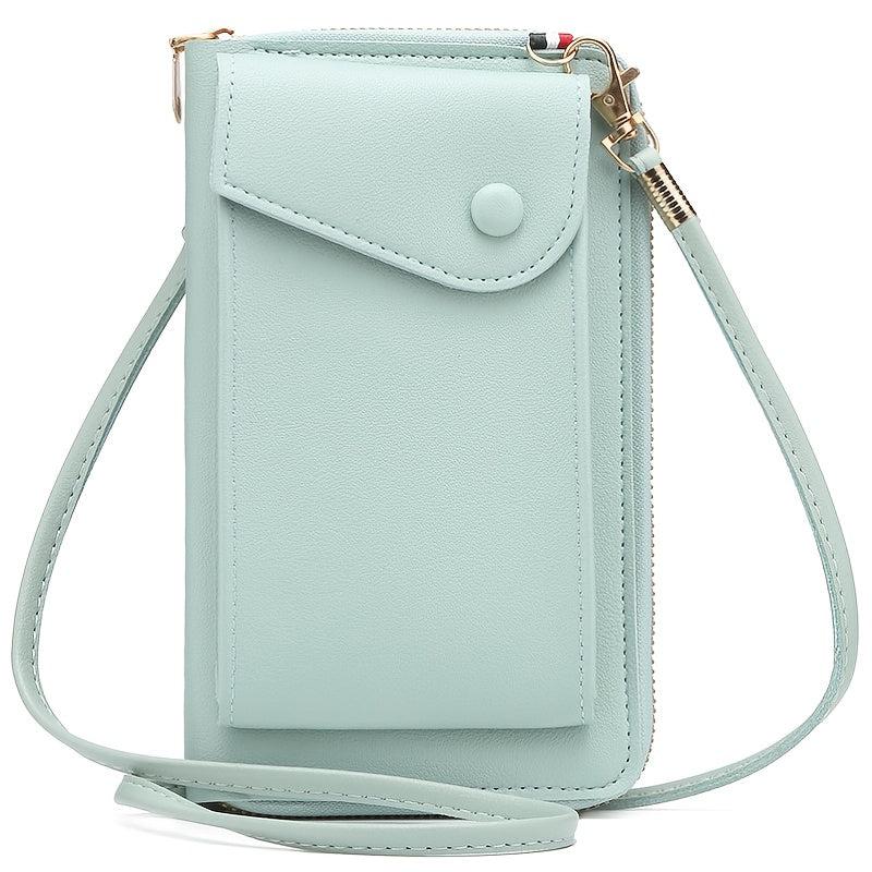 Stylish Mobile Phone Bag Hanging Neck Coin Purse Portable Vertical Crossbody Bag