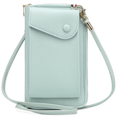 Stylish Mobile Phone Bag Hanging Neck Coin Purse Portable Vertical Crossbody Bag
