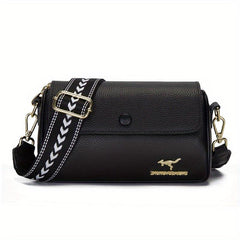 Leather Crossbody Bag Women's Shoulder Purse Flap Boston Bag