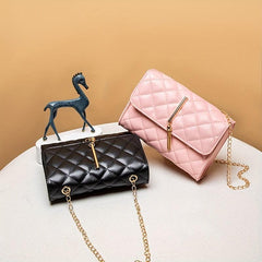 Minimalist Shoulder Bag Quilted Detail Flap Bag Classic Bag Tassel Decor